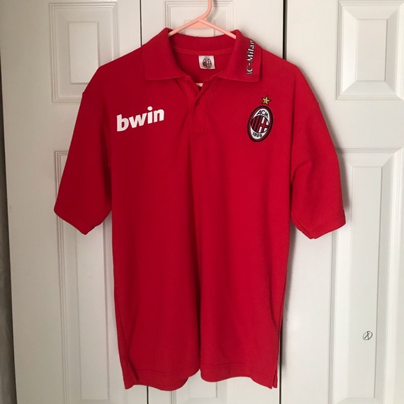 MENS AC MILAN POLO - Picture 1 of 3